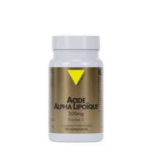 Acide Alpha Lipoïque - 200 mg - 30 comprimés - Vitall+