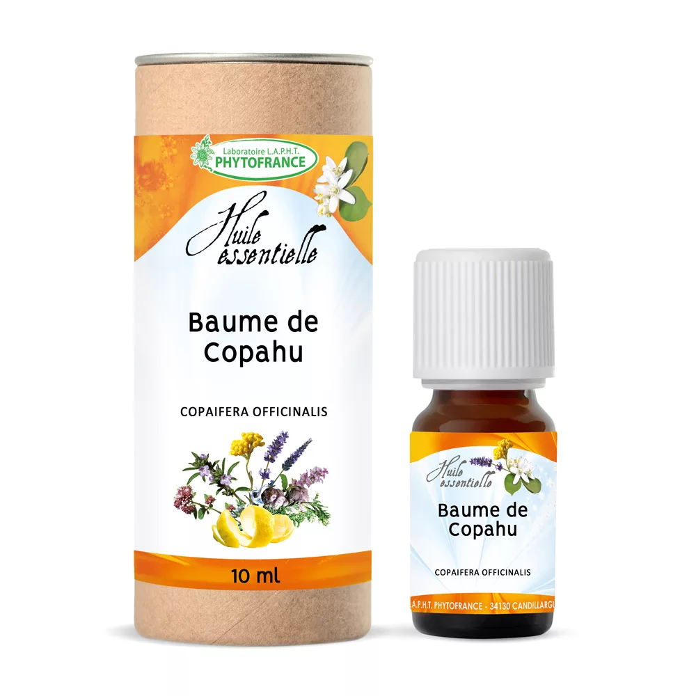 Baume de copahu / Copaïba BIO – Huile Essentielle – 10 ml