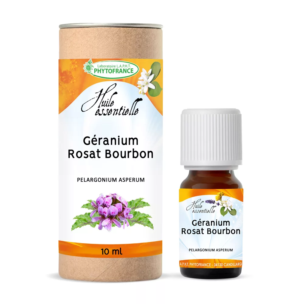 Géranium Rosat BIO – Huile Essentielle – 10 ml