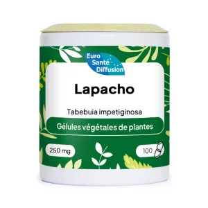 Boîte de gélules de Lapacho à l'Herboristerie du Docteur Sammut pour le soutien des défenses immunitaires.