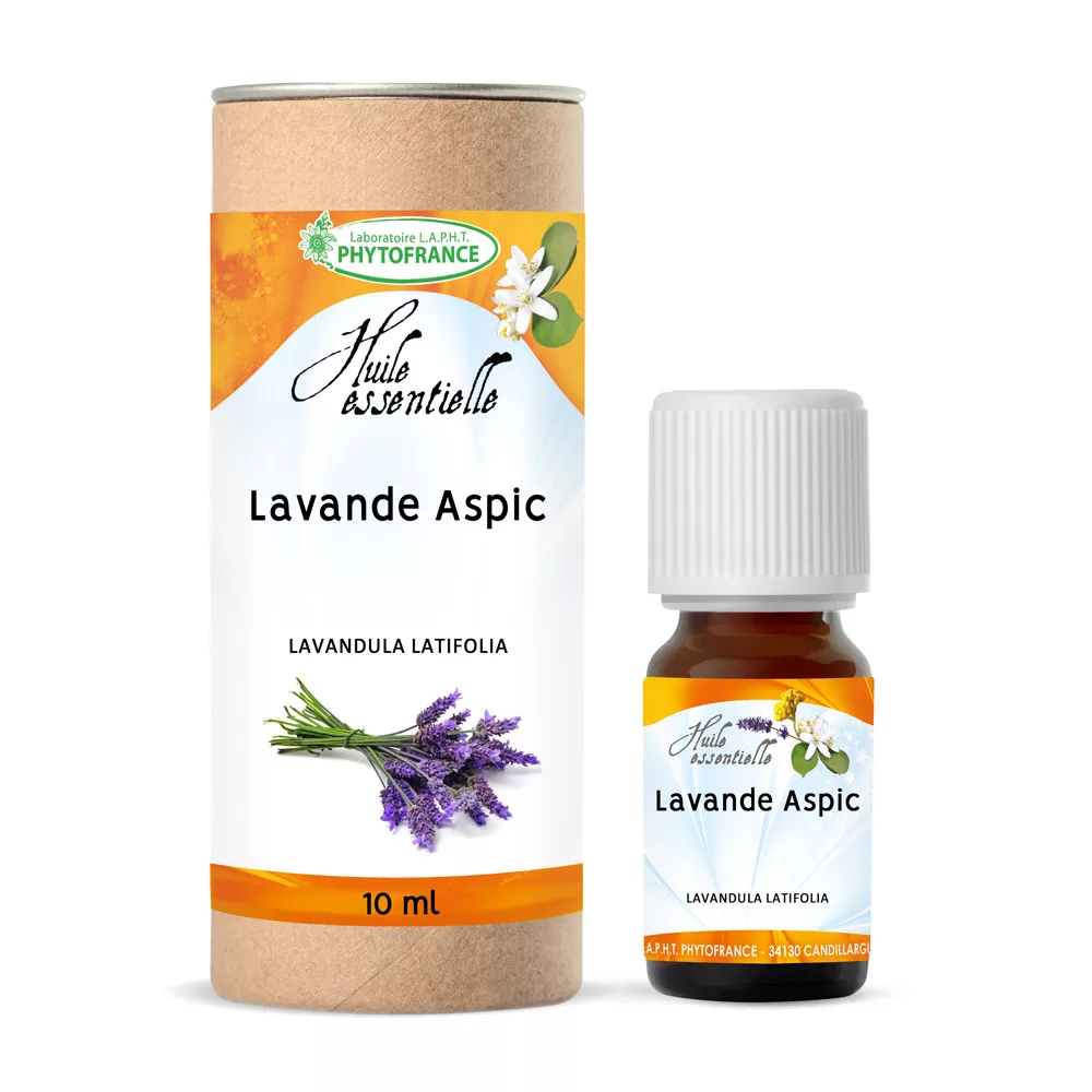 Lavande Aspic BIO – Huile Essentielle – 10 ml