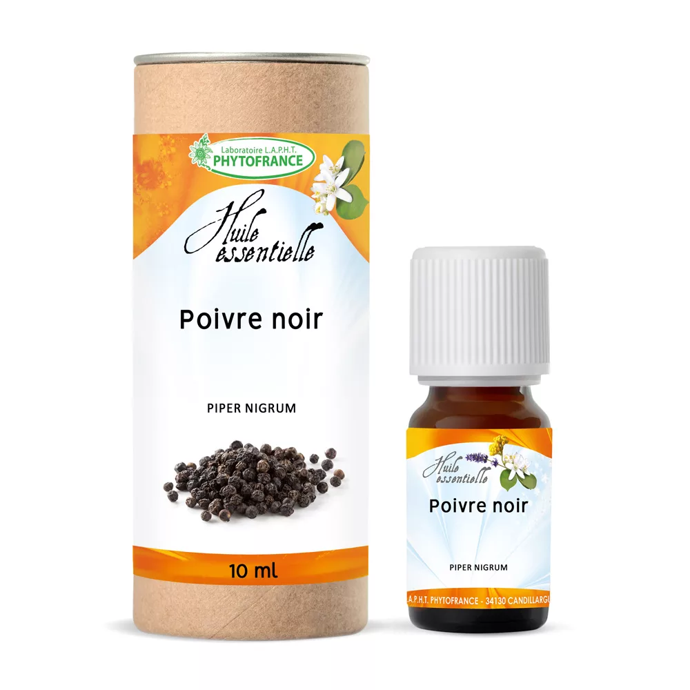 Poivre noir BIO – Huile Essentielle – 10 ml
