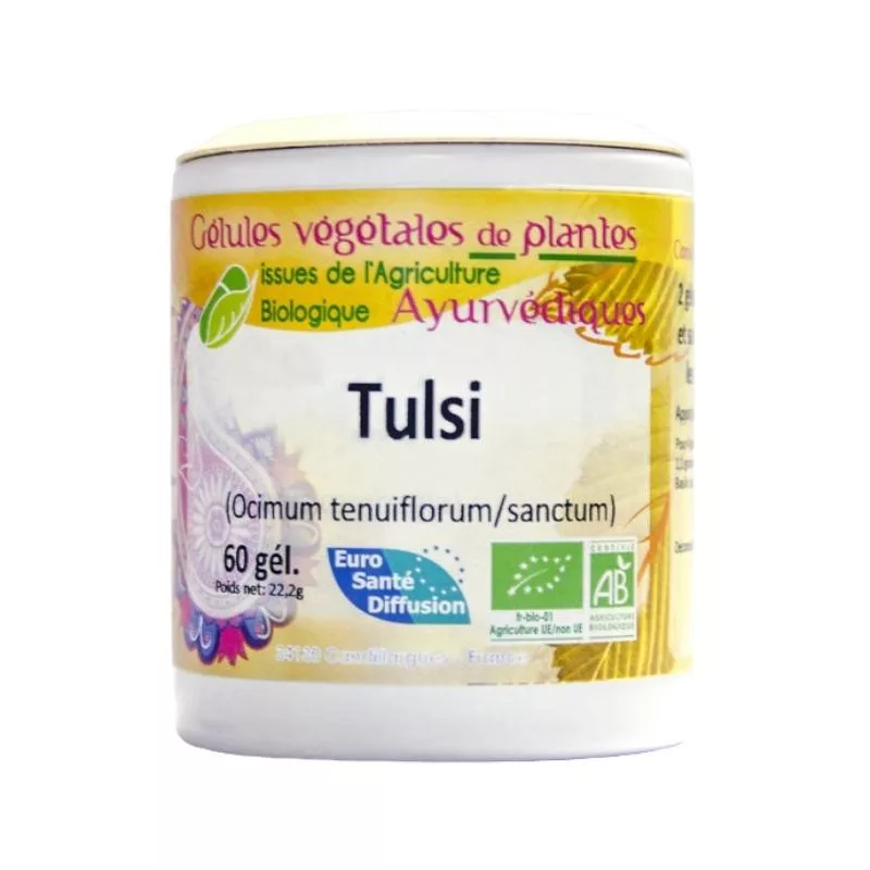 Tulsi / Basilic sacré – 60 gélules