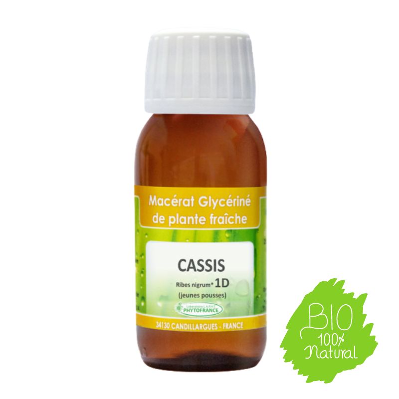 Cassis Bourgeon 60ml Macéras Glycériné Herboristerie du Docteur