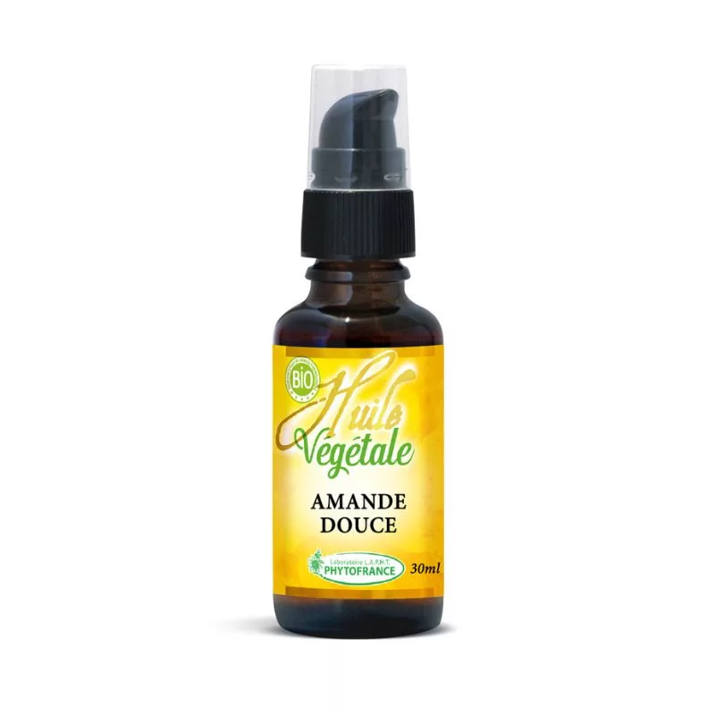 Amande douce BIO – Huile végétale vierge – 30 ml