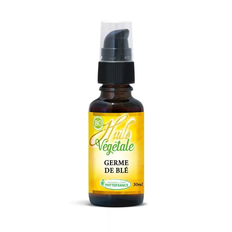Germe de Blé BIO – Huile Végétale Vierge – 30 ml